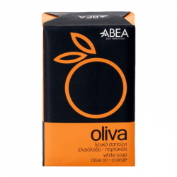 Λευκό σαπούνι ελαιολάδου με πορτοκάλι OLIVA  125gr