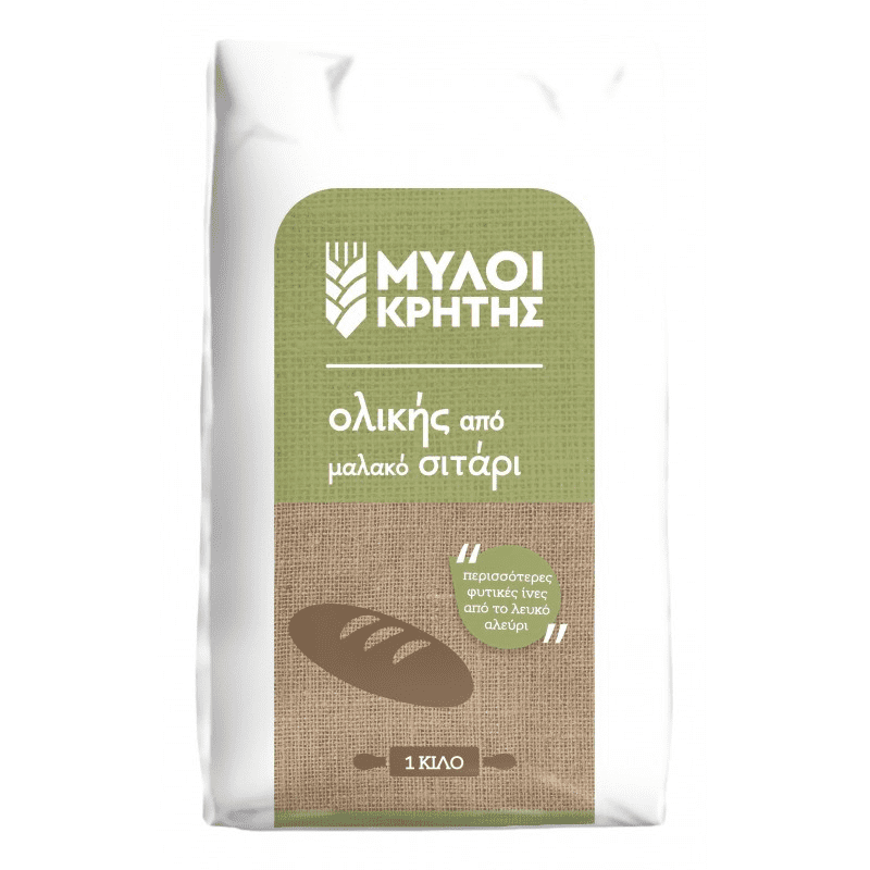Αλεύρι Ολικής Μαλακό 1kg ΜΥΛΟΙ ΚΡΗΤΗΣ