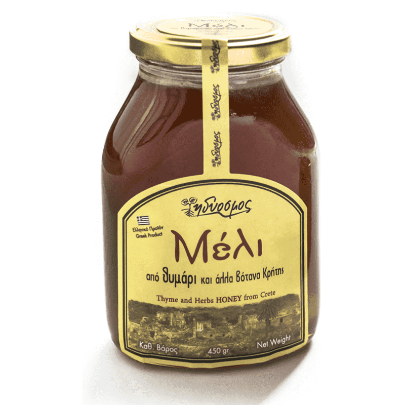 Θυμαρίσιο Μέλι - Γυάλινη Συσκευασία 450gr