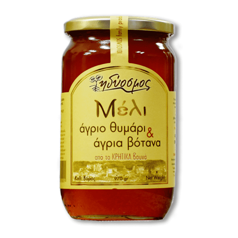Θυμαρίσιο Μέλι - Γυάλινη Συσκευασία 970gr